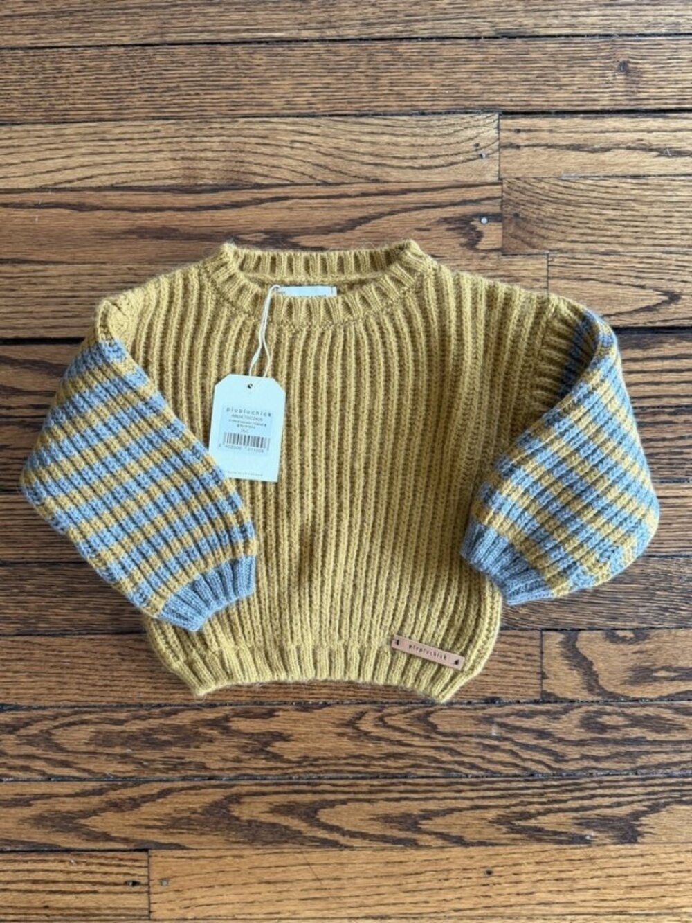 Piupiuchick Mustard Chunky Knit Sweater — NWT!